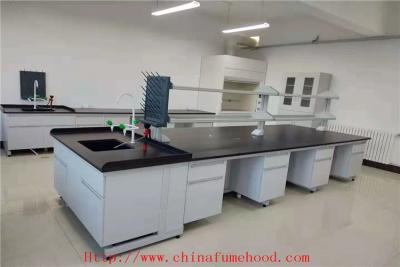 China High Temperature Resistance Wood Lab Furniture  /  Lab Work Bench for sale