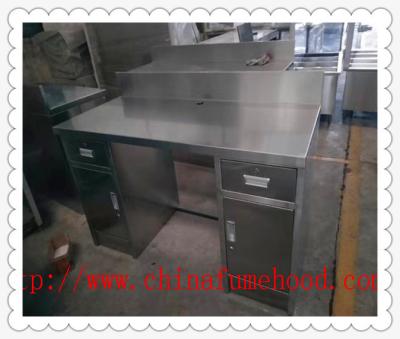 China Chemical Stainless Steel Lab Furniture Metal Laboratory Cabinets Workstation for sale