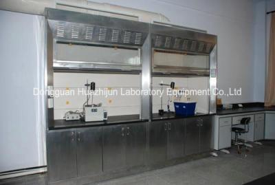 China PVC Track Stainless Steel Fume Hood Phenolic Resin Worktops With Remote Control Valve for sale