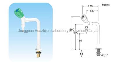 China Hot Sale Single Port Lab Messing kraan voor goede prijs en kwaliteit Te koop