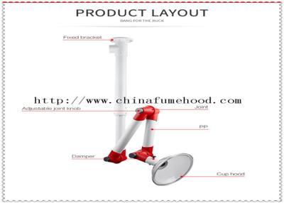 中国 学校のUiversitiyの大学のための共同実験室のトラクターの腕の発煙のフードを回す360° 販売のため