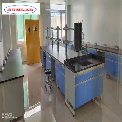 China Standard White Classic Lab Furnitures Laboratory Workbenches Customization and OEM/ODM Flexibility for sale