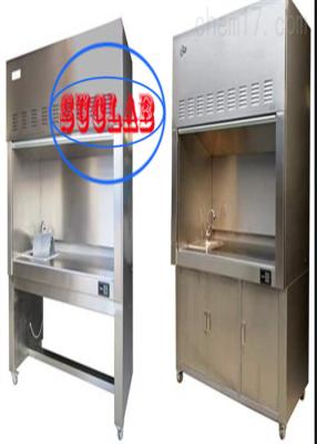 China Manual Control Method Ducted Lab Fume Hood  Easy to Audible And Visual Alarms for sale