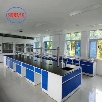 China Fabricantes de muebles de laboratorio de química moderna Soluciones de almacenamiento de acero con superficie de acero inoxidable en venta