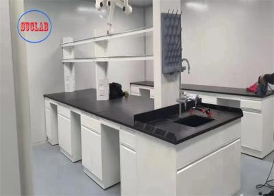 China Steel Counter Tops Chemistry Lab Bench For Modern And Stylish Laboratory Design Indonesia for sale