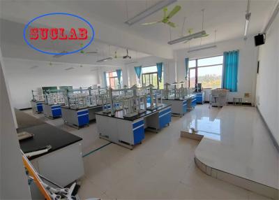 China DTC105 DEG Steel Wood PP Stainless Steel Chemistry Lab Workbench for sale