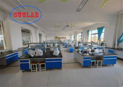 China Chemical Resistant Phenolic Resin Worktop Chemistry Lab Workbench Price With Durable C Frame for sale