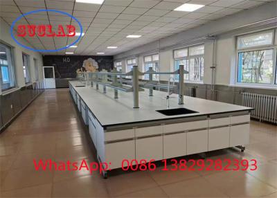 China Phenolic Epoxy Resin Countertop C Frame Chemistry Lab Workbench Lab Benches For Chemistry zu verkaufen