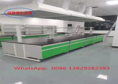 China Tough Chemical Resistant Chemistry Lab Workbench Laboratory Workbench for School Chemistry Lab with Multiple Cabinets à venda