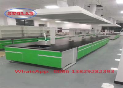 中国 Durable Steel  Wood Chemistry Lab Workbenches Laboratory Furniture Price with Chemical Resistant Phenolic Countertops 販売のため