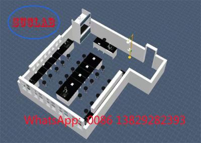 中国 Multi Cabinet Lab Workbenches Suppliers With Fire Resistant Chemical Resistant Safety Features 販売のため