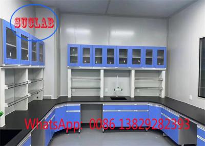 中国 Top Notch Steel Wood Laboratory Work Benches with Chemical Resistant Laminate Work Surface 販売のため