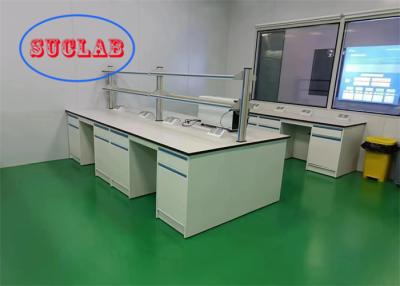 China Keramische wasbak Chemie Lab Bank Hong Kong met Invoeging Aluminium legering Handle en Epoxy Hars Wasbak Te koop