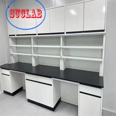 China Rectangular Chemistry Modular Lab Bench Price with Customizable Dimension L*1500/750 W *800/850mm H Epoxy Resin Sink for sale