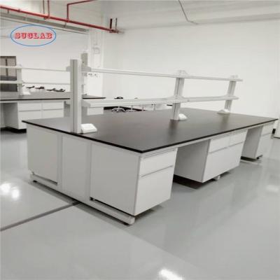 Cina C-frame Laboratorio di chimica Quotazione del banco di lavoro con resina fenolica o resina epossidica Worktop e materiali in acciaio inossidabile in vendita