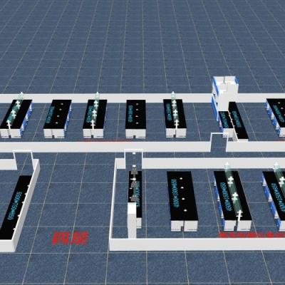 China Aanpasbare en moderne modulaire labmeubels met poedercoating Te koop