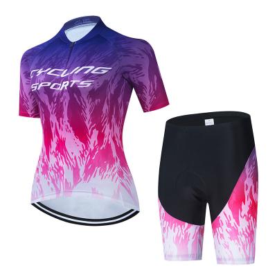 China Team Mountain Bike Motorcycle MTB Breathable Shirt Sleeve Shorts FeMade Design Fashion Cycling Tank Top for sale