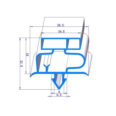 China Gasket for plastic extrusion profile refrigerator/refrigerator/cabinet/refrigerator parts 011 cold storage rubber best storage prices for sale