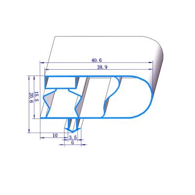 China Gasket for fridge/refrigerator/cabinet/storage rubber for a fridge door gasket glass seal 018 elastic band for freezer for sale