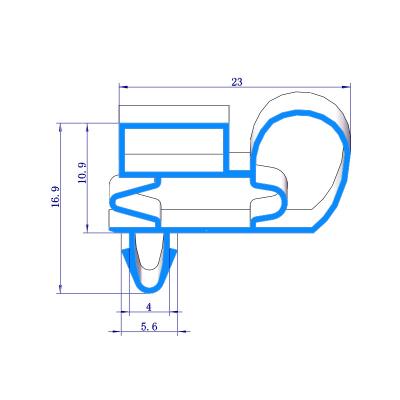 China Gasket For Fridge/Fridge Hot Selling Refrigerator Magnetic Gasket/Cabinet/Storage Plant For Commercial Household Freezer Fridge 054 Rubber For Fridge for sale