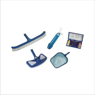 China ABS+PP swimming pool kits including brush, skimmer, vacuum head, test tool, water thermometer for sale