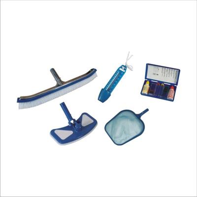 China pool kits including brush, vacuum head, skimmer, test, thermometer PPK02 for sale