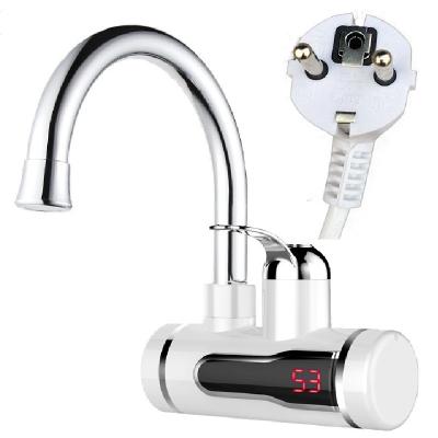 China BF16C 220V 3000W Electric Faucets Tap Electric Instant Hot Water Heaterv With Led Digital Display For Bathroom for sale