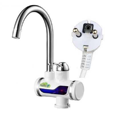 China Hotel GF14LX Cheap Price Electric Hot Water Faucet Heater Instant Faucet With Led Light Display For Kitchen DECK Mounted for sale