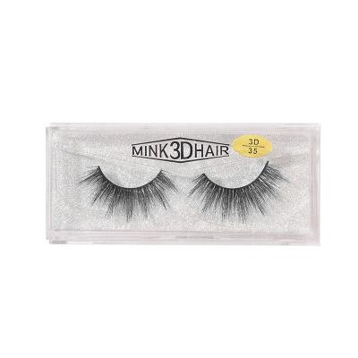 China 100% Mink Fur Wholesale 3D Mink Eyelashes Multilayer Eyelash Stereo Multilayer False Eyelash for sale