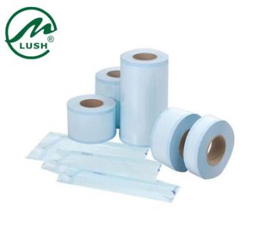 China Medical Device Sterilization Pouch Disposable Sterile Plastic Wrapping Medical Dialysis Paper Roll for sale