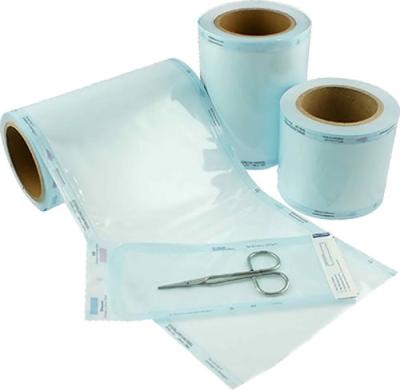 China Dental Disposable Medical Device Sterilization Dental Equipment Autoclave Sterilization Roll Pouch Bag For Surgical Instruments for sale