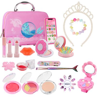 China Nail polish 2022 the best for children, toy makeup kit children's sale Amazon cosmetics toy children's cosmetics toy dressing table pour children to fill for sale