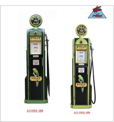 China Decoration Handmade Antique Model Gas Pump For Storage Home Decor Display for sale