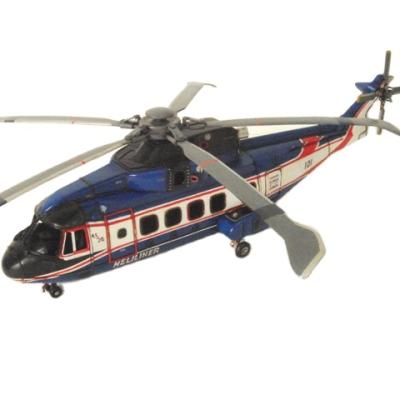 China Minimalist MERLIN EH101 COURIER WWII HELICOPTER 1:24 - SCALE Airplane Models Home Decorations for sale