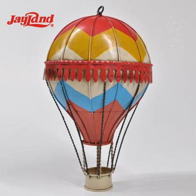 China New hot mini classic/postmodern handmade metal air balloon model for decoration articles, Christmas steel ornaments, ceiling design for sale