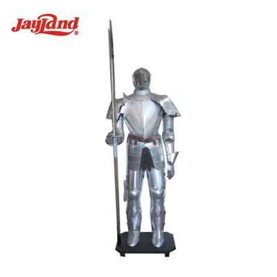 China New Design Armor Helmet Medieval Knight Europe Medieval Suit of Armor Statue for sale