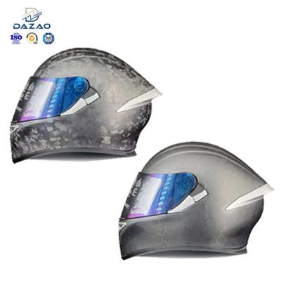 China China OEM Aluminum Custom Motorcycle Helmet Water Transfer Effect Processing / Carbon Fiber Production CNC for sale