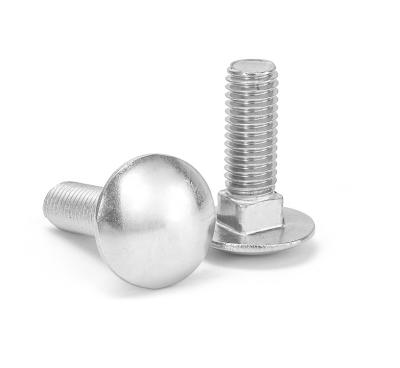 China Customized Galvanized Mushroom Head Stainless Steel Carbon Steel Square Neck Short Carriage Bolts for sale