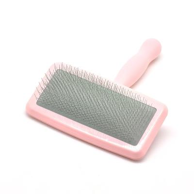 China Zolitta Professional Viable Steel Cat Brush Long Soft Pins Slicker Bath Needle Mold Dogs Plastic For Short Haired Cats for sale