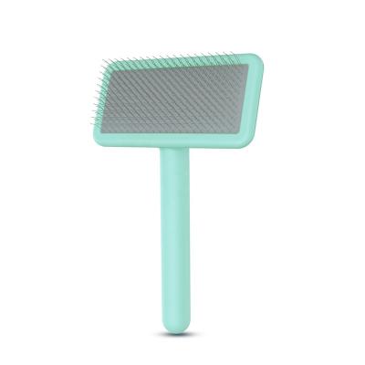 China New Arrival ODM Cepillo Para Perro Pet Grooming Brush Viable Lightweight Colorful Soft Pins Small Dog Slicker Brush for sale