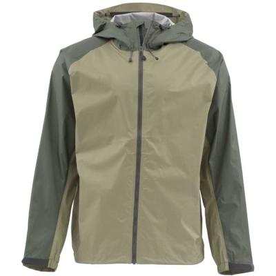 China Breathable OEM Customized Outdoor Jacket Breathable Lightweight Waterproof Jacket 2.5 Layer Fishing Jacket for sale