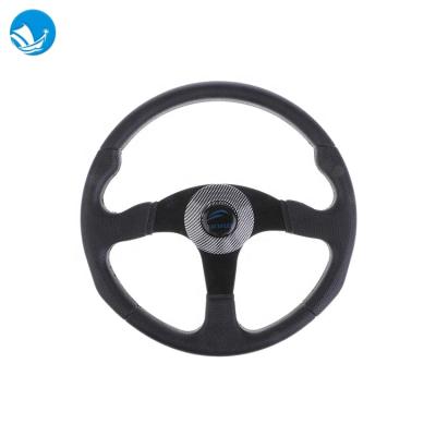 China 3 Spoke BZFX-A08 Non Directional Steering Wheel Aluminum Alloy Steering Wheel For Marine Supplier Yacht Vessels for sale