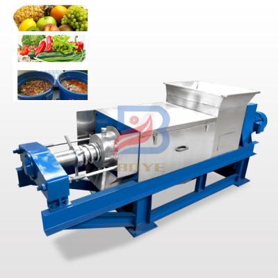 Chine Industrial Fruit Screw Press Dewatering Machine For Waste Vegetable Fruit à vendre