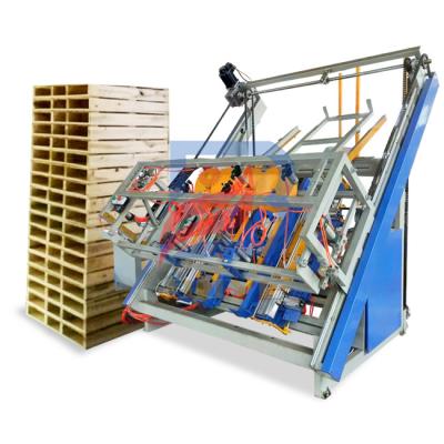 China Construction worksÂ   China Factory Low Price Wooden Pallet Assembly Machine en venta