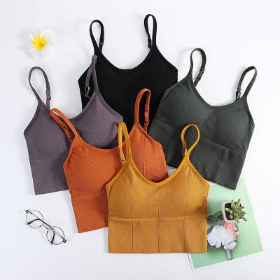 China Other Bodybuilding Tank Top Women Tank Top Elastic Stretch Workout Tank Tops Gym Women CARTOON Clothing Black White Quantity OEM for sale