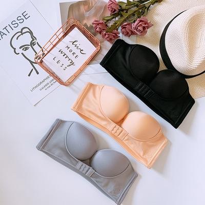 China Ein BH High Quality Breathable Strapless Bra Wear Comfortable And Lift Hard One StraplessCustom Logo Comfy BraLace Breathable for sale