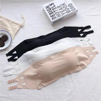 China Ein BH High Quality Breathable Strapless Bra Wear Comfortable And Lift Hard One StraplessCustom Logo Comfy BraLace Breathable for sale