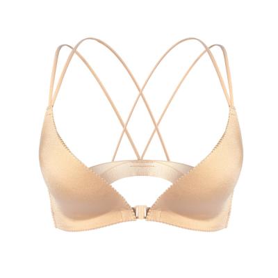 China BH Breathable High Quality Bra Wear Comfortable And Lift Gathering Without Ring Bulk Cheap Bra Gathering Auxiliary Milk for sale