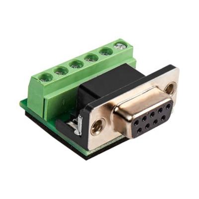 China MP3/MP4 Player Gender DB9 Female Terminal Block D-sub Connector for sale