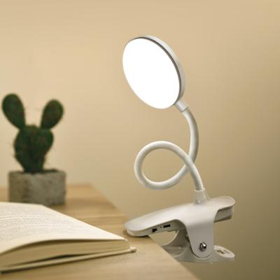 China Cool Light Small Reading Desk Lamp Bedroom Desk Lamp Study Office Creative Clip Minimalist Led Table Lamp Modern Minimalist for sale